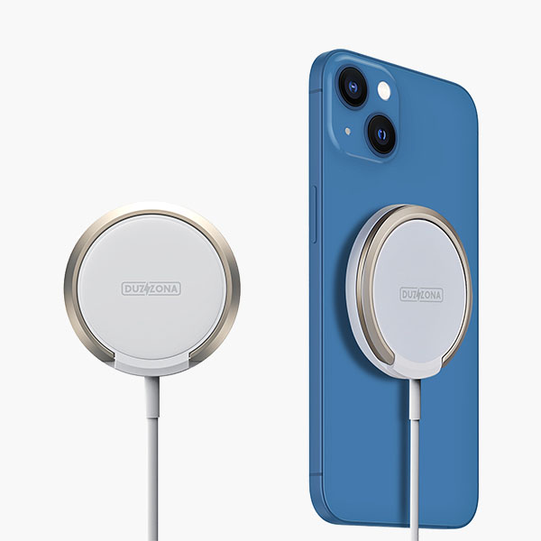 Chargeur de téléphone sans fil W1 avec magnétique à fixer sur le téléphone
