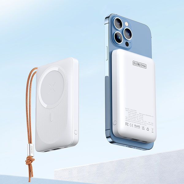 W5 Power Bank 10000mAh, chargeur portable sans fil