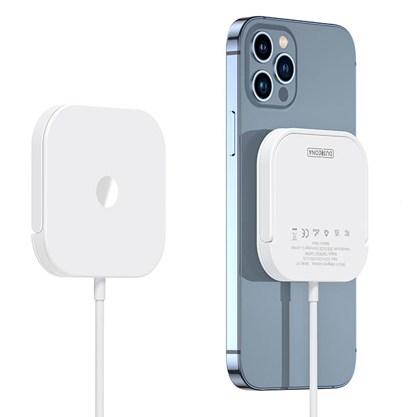 Chargeur sans fil W7 3 en 1 avec support de charge pour appareils Android/Apple