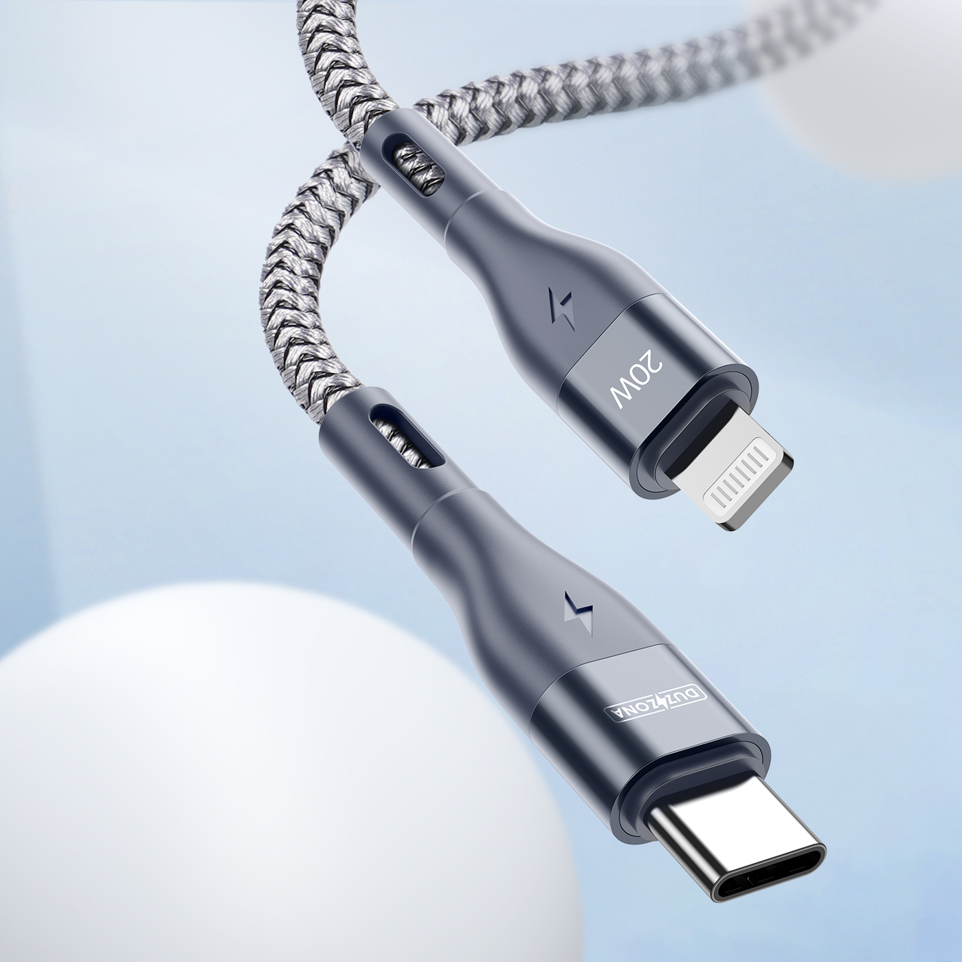 A1 Câble USB C vers Lightning compatible avec PD 20W