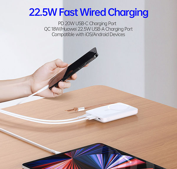 how to charge MagSafe battery pack