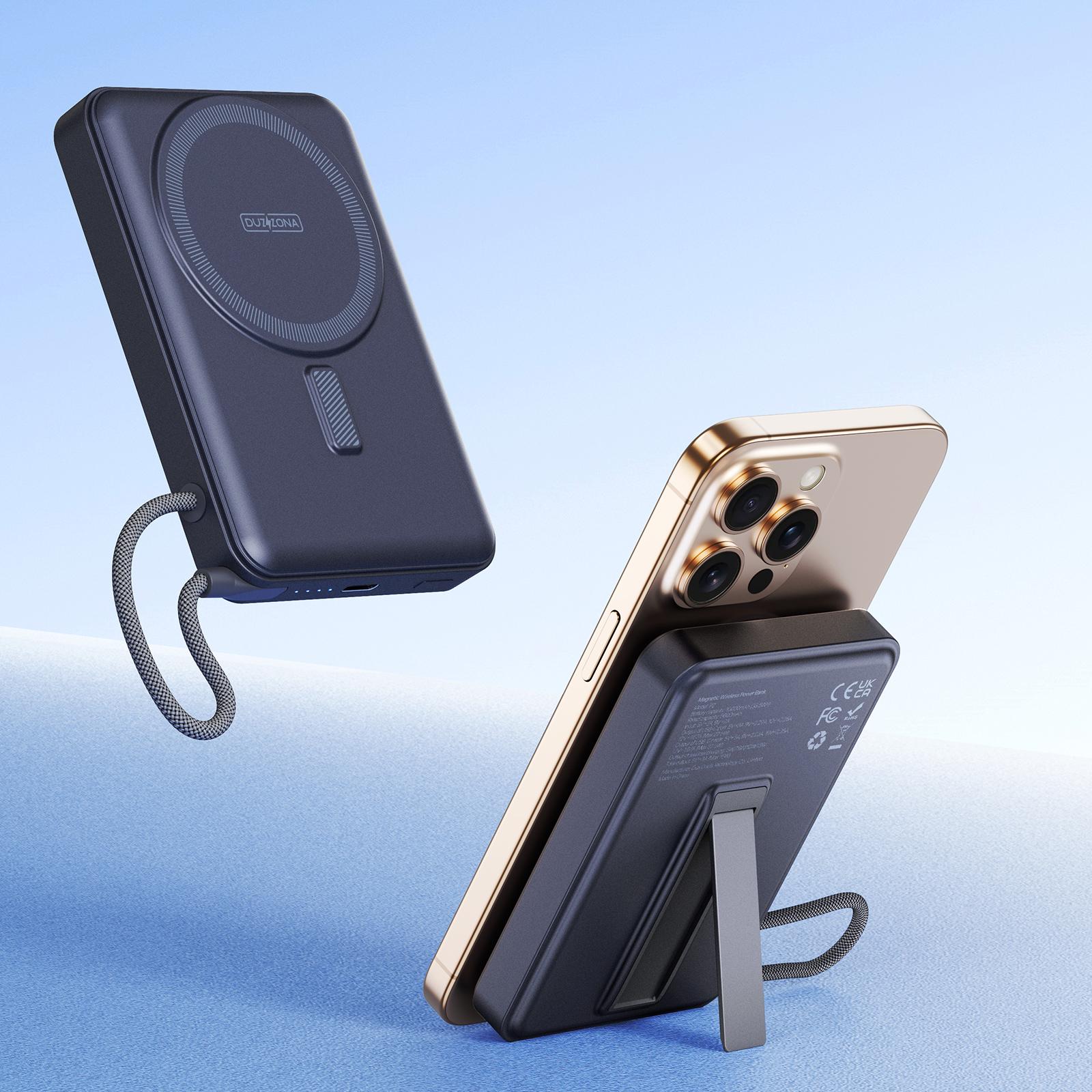 P2 10000mAh Magnetic Power Bank with Built-in Cable